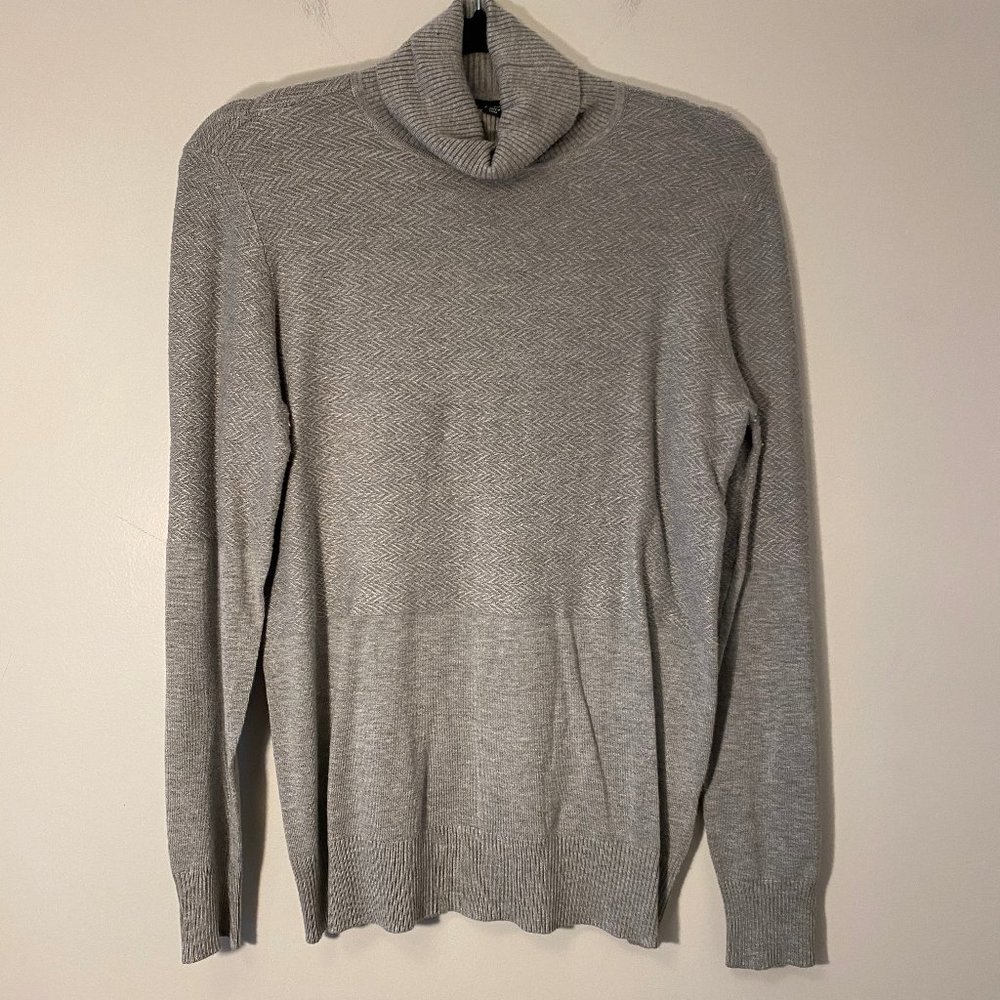 Tribal Stitch Fix | Grey Patterned Sweater Size S